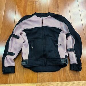 Xelement Motorcycle Dirt bike mash Jacket Fully Padded Black Pink Women’s S